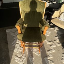 Vintage Wood Rocking Chair