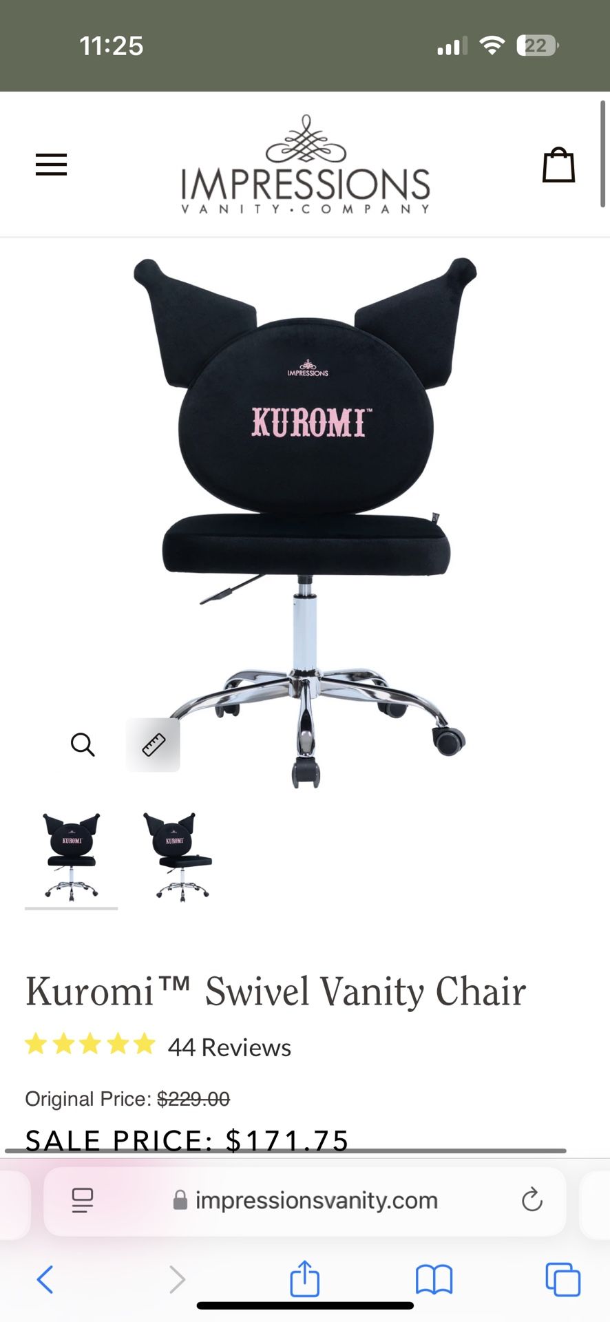 Kuromi chair