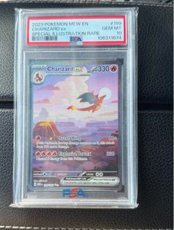 151 Charizard ex PSA 10 slab