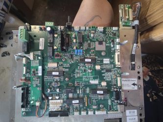 Unitec OM1423 BD2047 Display I/O Board + LCD - Sentinel Car Wash Terminal