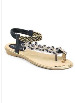 Brand New Flower Sandal with Bling