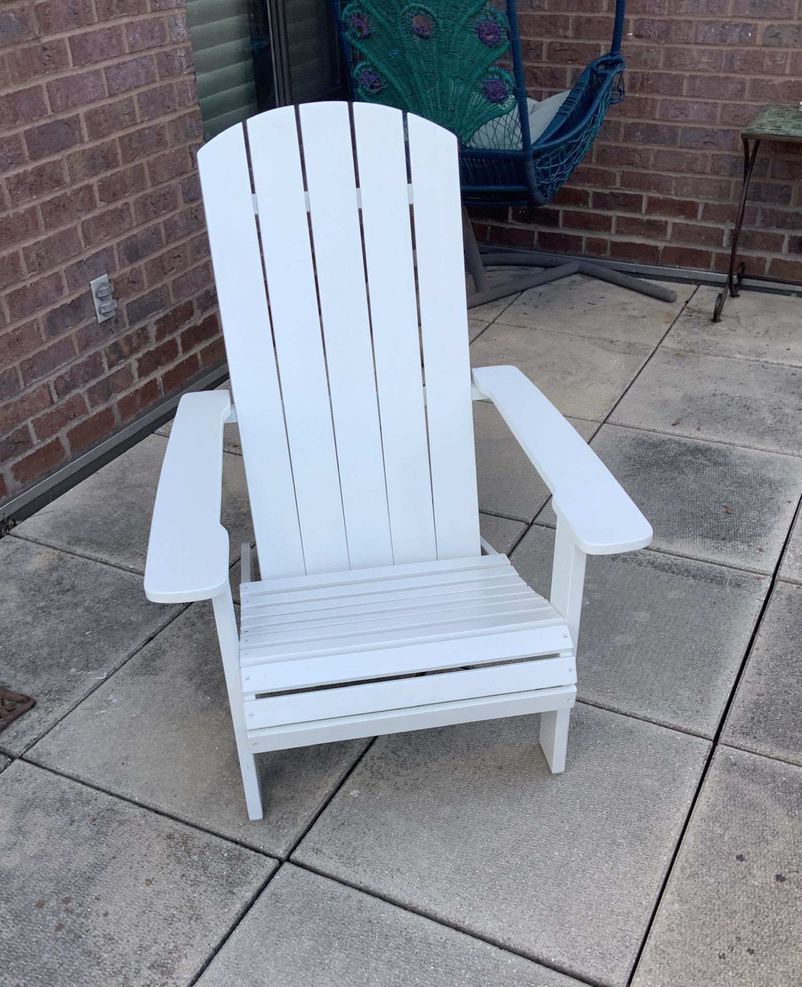 Pottery Barn Adirondack chairs 2 identical with Weather covers. Mint condition