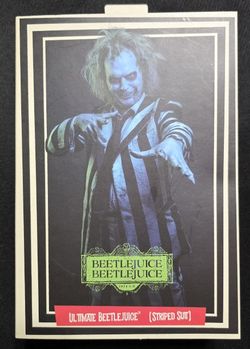 Beetlejuice Striped Suit NECA 7 inch Scale Ultimate Action Figure