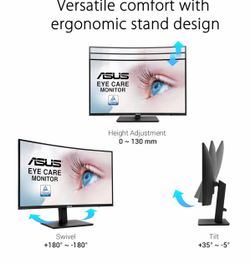 ASUS 27” 1080P Curved Monitor