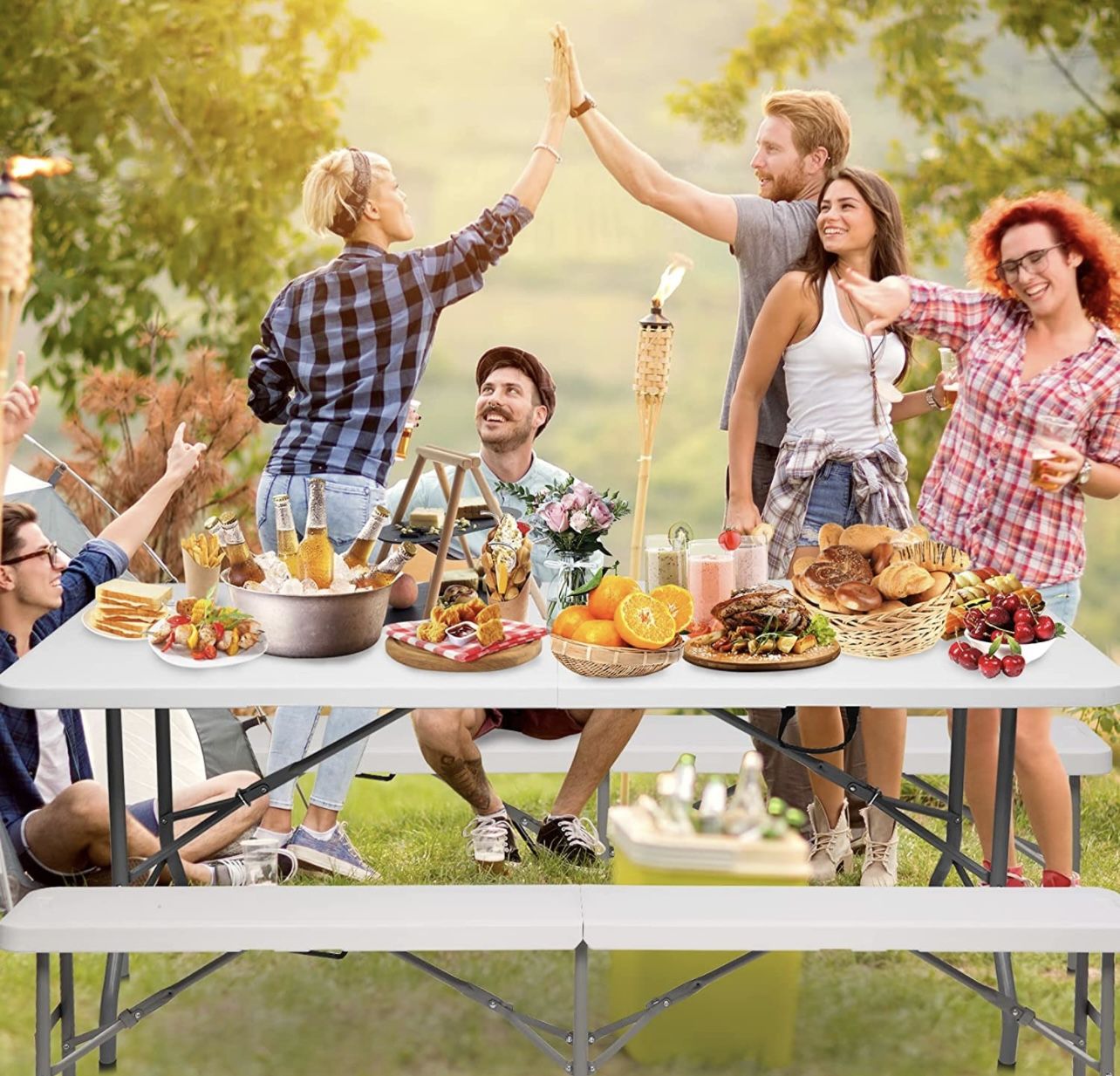 6FT Portable Folding Picnic Table (New) for Sale in Chattanooga, TN ...