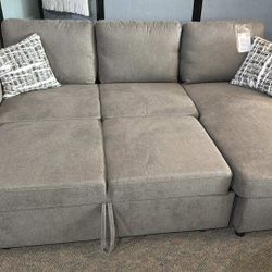 OM• $38 Initial • Brand New//Pop Up Sleeper Sofa With Storage