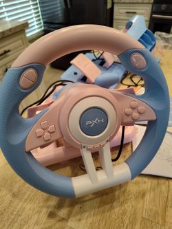 Racing Wheel For Nintendo Switch, X Box, PS4 And PC