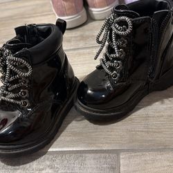 Baby combat boots