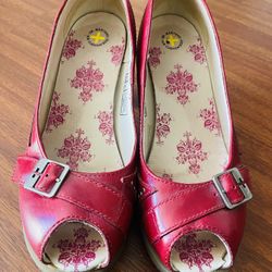 Dr Martin Red High Heel 