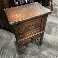 Antique Copper Lined Humidor Cabinet