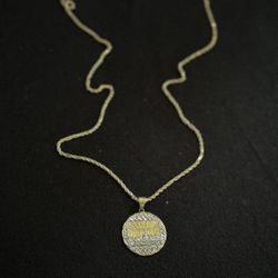 14K FIGAROPE SOLID CHAIN