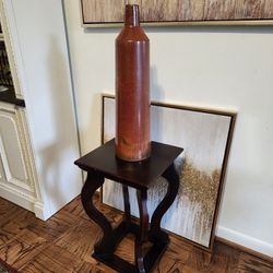 Gorgeous 22 Inch Copper Color Ceramic Table Vase 