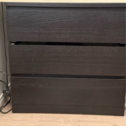 BLACK IKEA DRESSER