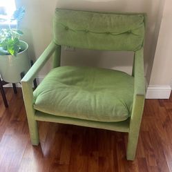 Green Accent Chair Must Go ASAP