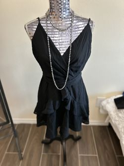 Mi Ami Black Short Dress