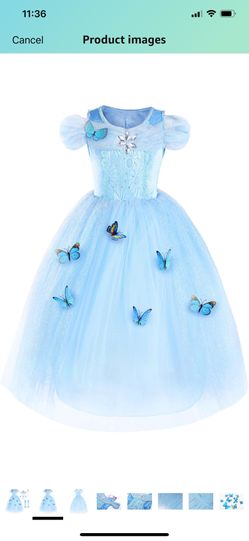 Princess Icy Butterfly Costume $12 Size 5/6