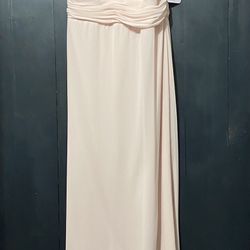 Tags Still On! Dessy Style BB110 Blush Pink Bridesmaid Dress