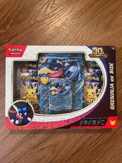 Pokémon TCG Greninja ex Box 30th Celebration