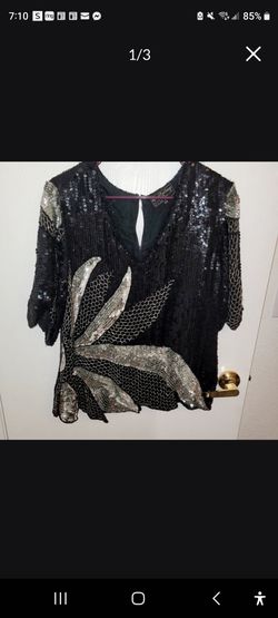 Large fully Sequined Blouse