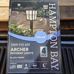 Hampton Bay Archer Pathway Led Lights 4 PACK