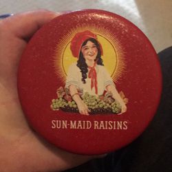 Sun- Maid Raisins Antique Tin 