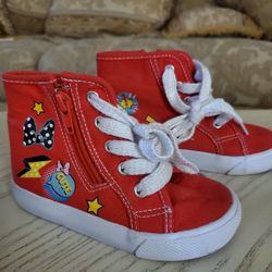 Disney/Minnie Mouse Boots/sneakers To The Knee, Like New
