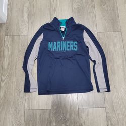 Mariners Boys Large Zip Up Shirt