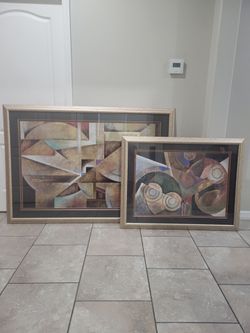 Custom Fine Art - 2 Pieces Professionally Framed