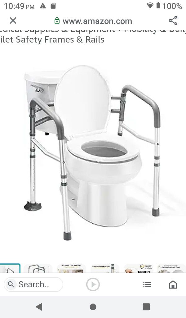HEAVY DUTY TOILET RAILS