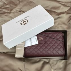 Giani Bernini Red Women Leather Wallet
