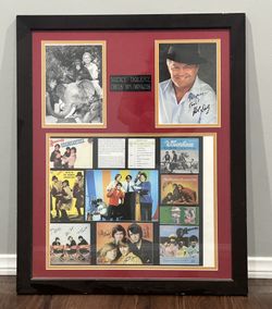 The Monkees Mickey Dolenz Signed Framed Collage