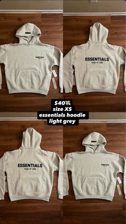 Fear of God Essentials Hoodie Light Grey XS