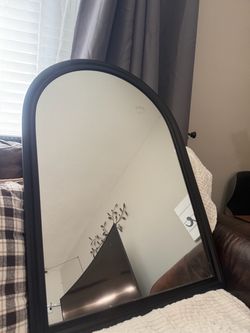 Black Arch Wall Mirror