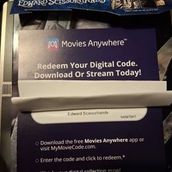 Edward Scissor Hands 4k (Digital Code)