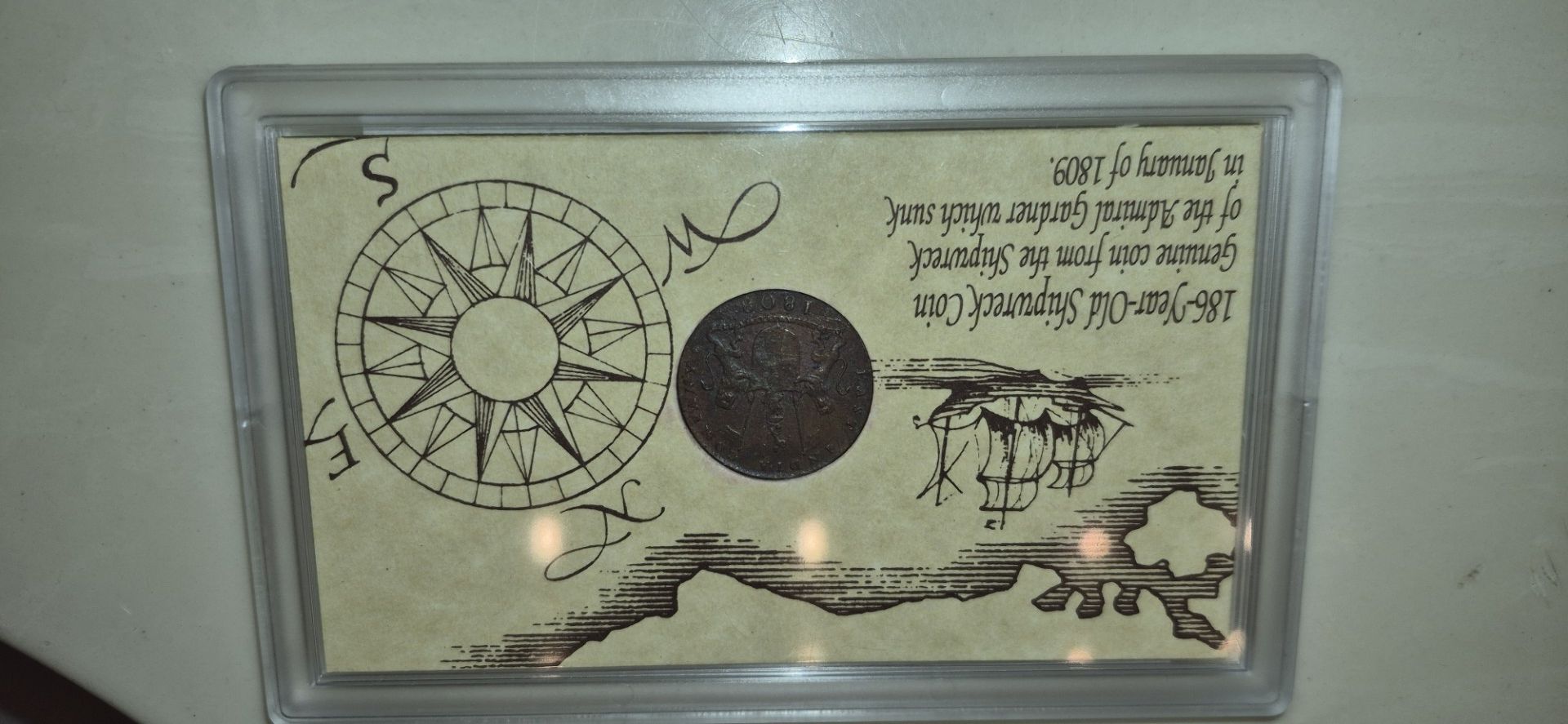 1808 Ship wrecked coin 186 years old