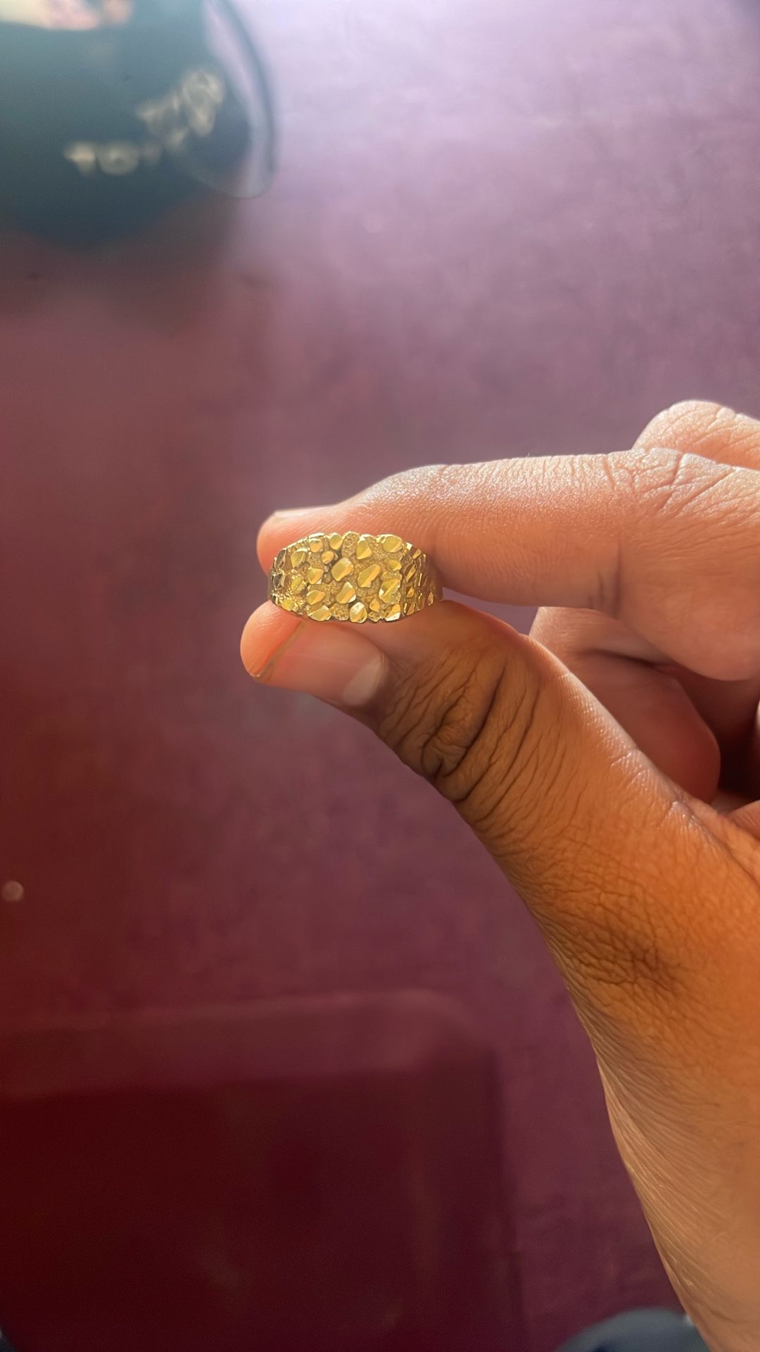 10k Gold Nugget Ring