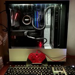 NZXT Gaming PC + FULL Setup – RTX 3070 / i7 / 32GB RAM – Monitor, Xbox Controller, RGB Keyboard/Mouse – READY TO GAME