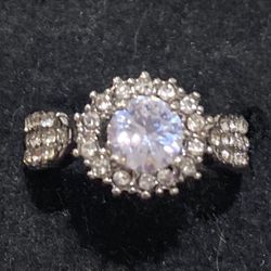 Exquisite 925 Sterling Silver Engagement , Promise, Valentine’s Bridal Ring 