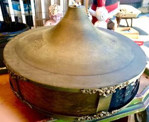 Vintage Brass /Multi Colored Lamp Light.