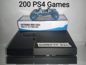 PlayStation 4 Consoles with 200 PS4 Games