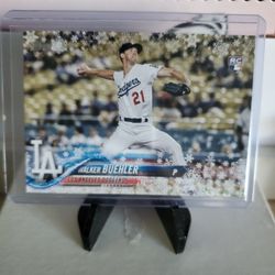 Dodgers  Walker  Buehler  Rookie  Card 
