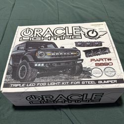 Amber oracle triple fog lights