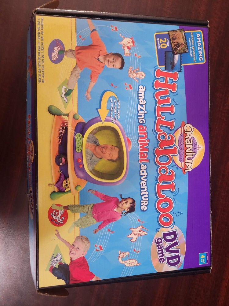 Cranium Hullabaloo DVD Game Amazing Animal Adventure 