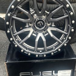 Fuel Rebel 17x9 +1 Offset - 6x139 Bolt Pattern ( Set Of 4 )