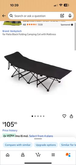 Camping Bed