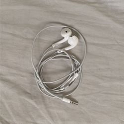 Wired Apple headphones 