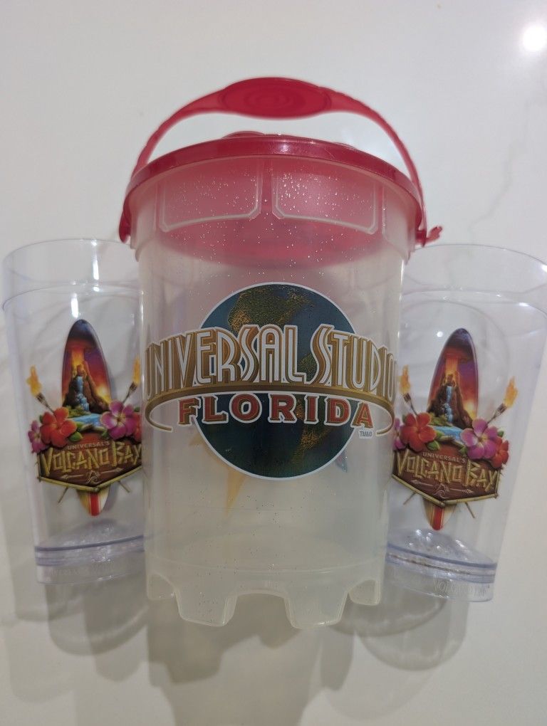 Universal Studios Florida & Islands of Adventure Refillable Popcorn Bucket & Lid