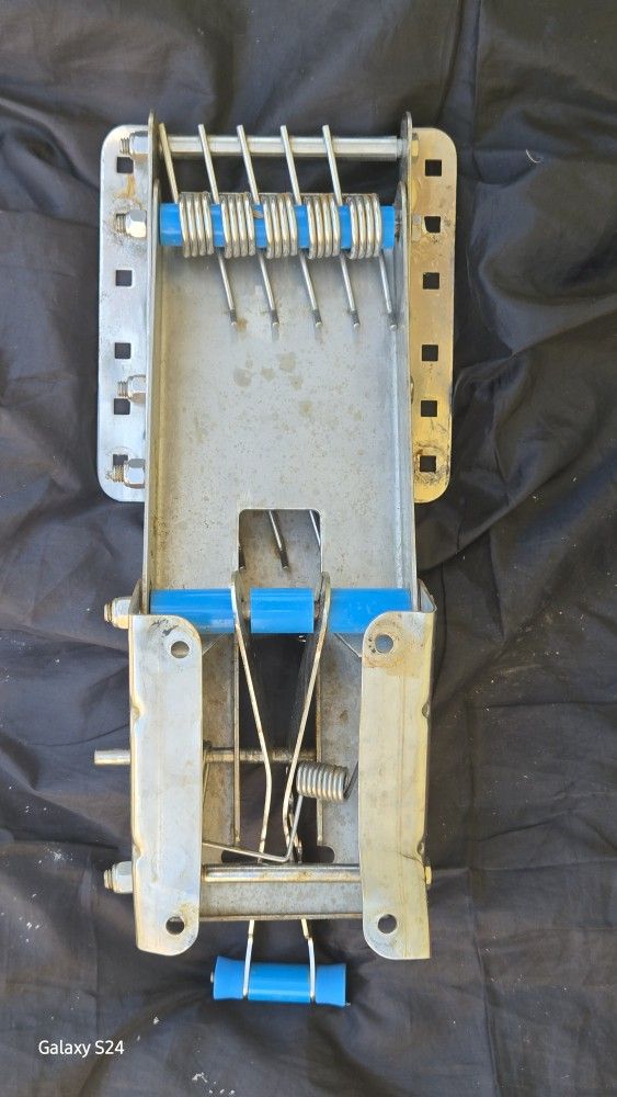 Outboard Motor Bracket Auxiliary Stainless Steel 20HP Heavy Duty Mounting Adjustable Board 2-Stroke