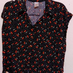 Junior Ladies XL Buttoned Blouse 