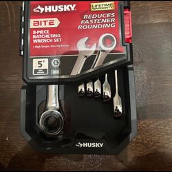 Husky BITE Metric 72-Tooth Ratcheting Wrench Set (8-Piece)